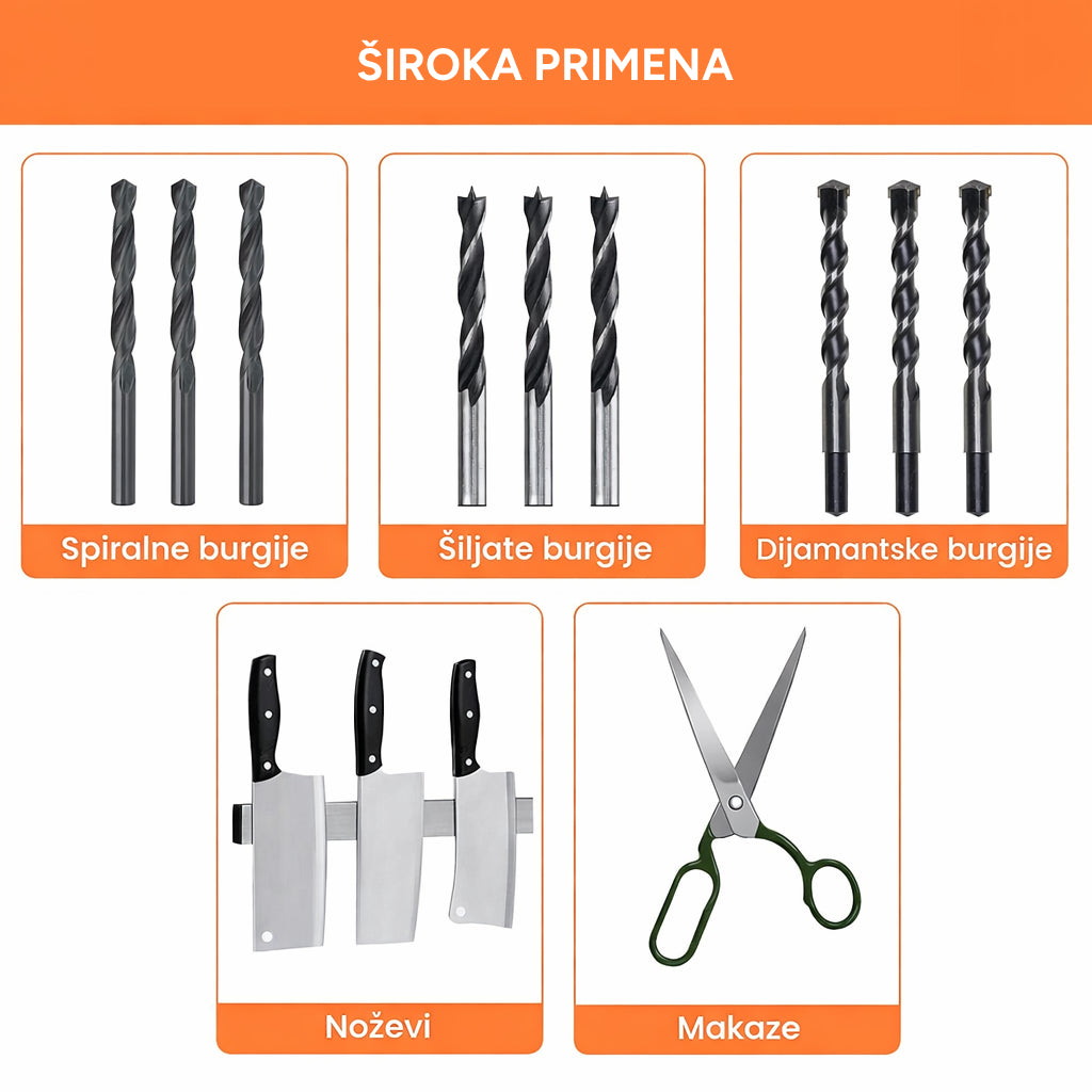 Set za oštrenje burgija