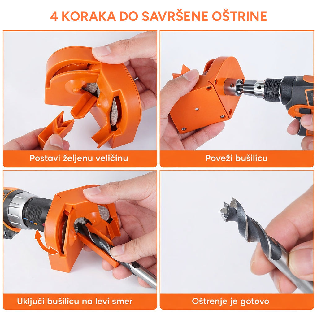 Set za oštrenje burgija