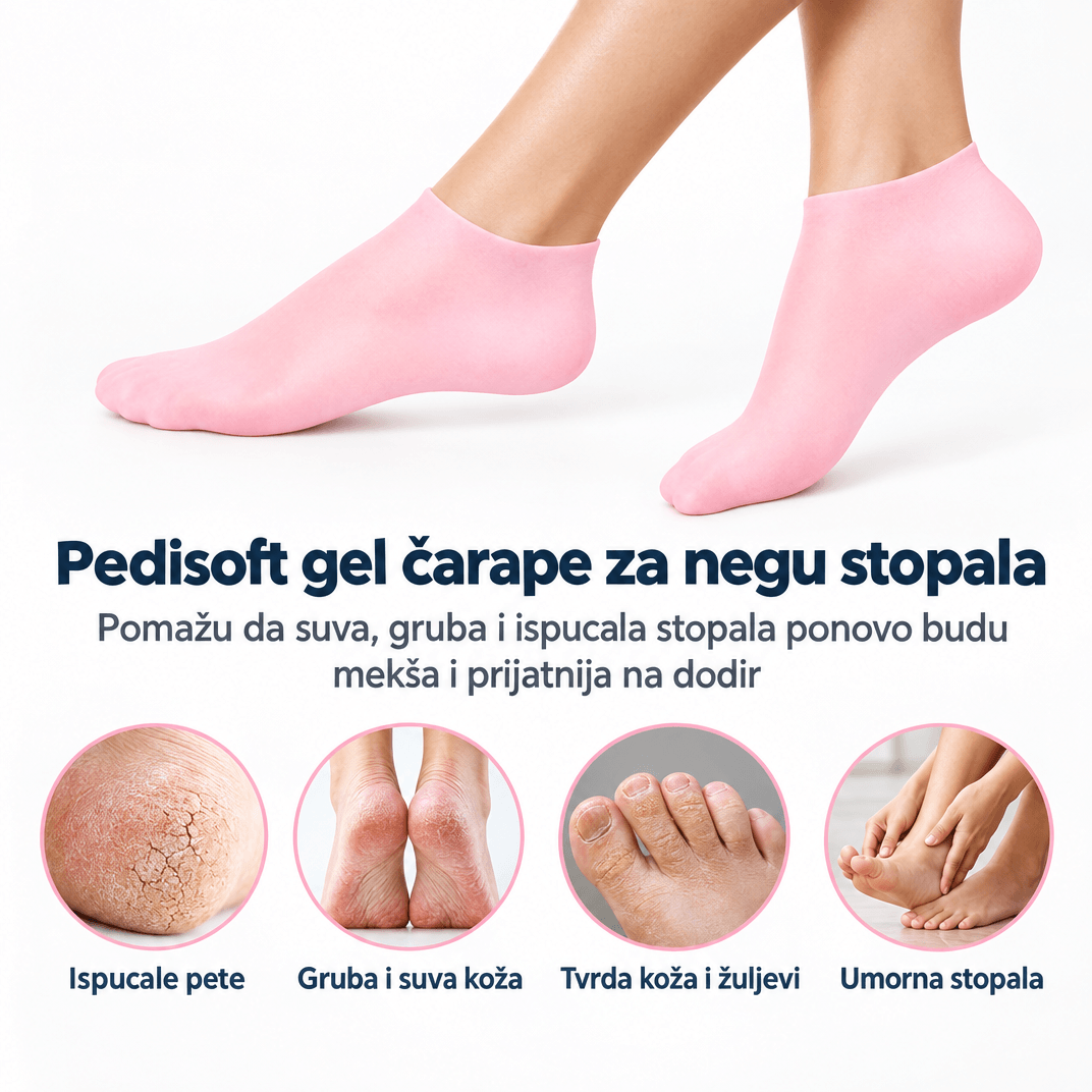 Pedisoft gel čarape za negu stopala
